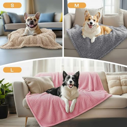 Luciphia 3 Pack Soft Sherpa Fleece Blankets for Dogs Cats Puppies,30"x20" - Image 4