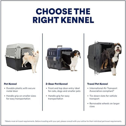 EveryYay by Petco Travel Pet Kennel 28" L X 20.5" W X 21.5" H Black