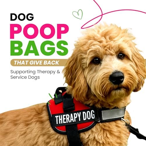 Dog Poop Bags 120 Count – Leakproof, Extra Thick & Easy Open | Unscented Plant-Based PLA + PBAT, Fits All Dispensers | Funny Hey Stinky Design – Proudly Supporting Service & Therapy Dogs - Image 6