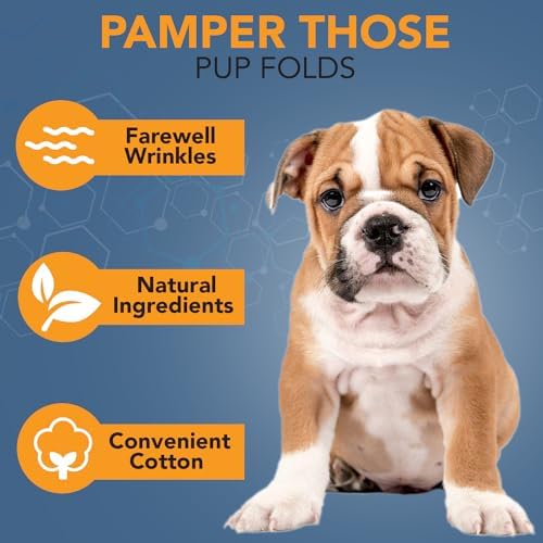 NOVEHA 120PCs - 5”x7” Large Dog Wipes | Wipes for Bulldog, French Bulldog, Pug, English Bulldog | Deodorizing, for Multiple Areas Removes Dirt, Wrinkles, Folds, Tear Stain, Tail Pockets & Paws - Image 4