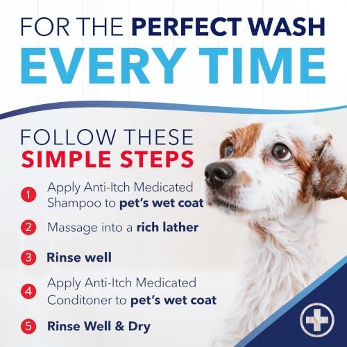 TropiClean OxyMed Medicated Dog Shampoo and Conditioner Set, 2 Pack - Image 5