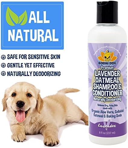 Bodhi Dog Premium Lavender Oatmeal Shampoo & Conditioner - Organic Formula for Dogs, Cats & Pets - Hypoallergenic, Soothes Dry, Itchy Skin & Supports Skin Health - Made in USA (8 Fl Oz) - Image 5