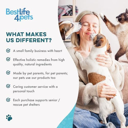 BestLife4Pets Itch Relief and Ear Infection for Dogs & Cats - 400 Pills - Image 4