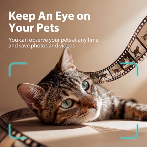 IMIPAW 5L Automatic Cat Feeder with Camera - AI Pet Recognition & Recording, Night Vision, 5G WiFi APP Remote Control, Two-Way Audio & Desiccant Bag, Timed Programmable Food Dispenser for Small Pets - Image 3