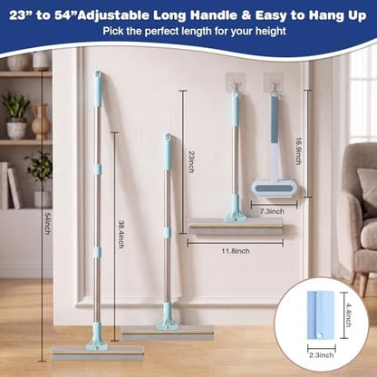 Carpet Rake for Pet Hair Removal: Adjustable 54" Handle No Bending - Image 7