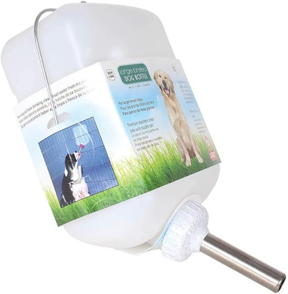 Lixit® Wide Mouth Water Bottles for Large Dogs (White, 64 Ounce)