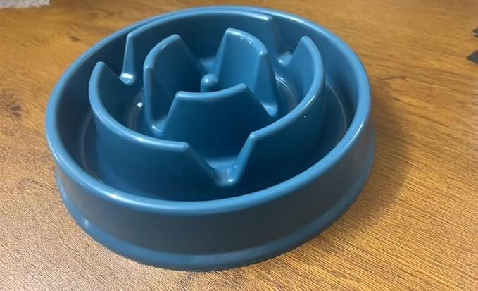 Dog Slow Feeder Bowl G&P | Non-Slip, Durable, Eco-Friendly PP Plastic | Medium Size(Length 8.07 in | Height 2.28 in)| 30 US Fluid Ounces of Food or Water | Puzzle Bowl |Anti-gulping Bowl