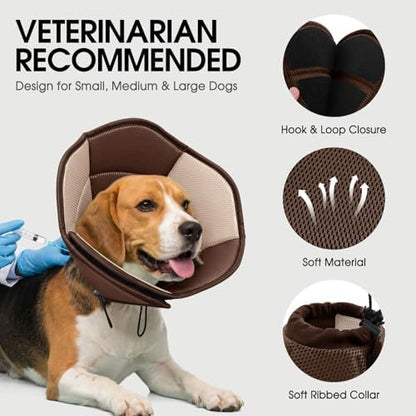 Dog Cones for Large Dogs Soft Dog Cone to Stop Licking - Image 3