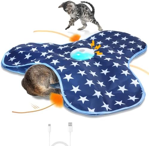 Sofolor Interactive Cat Toy Rechargeable, Cat Exercise Toys for Indoor Cats by Sofolor