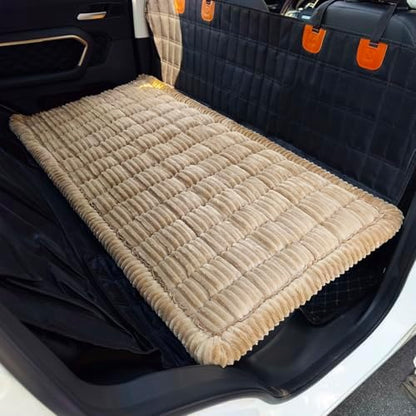 Dog Bed for Car, Backseat Pet Bed Mat, Dog Seat Cover for Car Back Seat, Non-Slip Travel Pet Mat, Fit for Backseat Extenders and Seat Covers (LightCoffee, 24.8x54inch) by HOMEREFROM