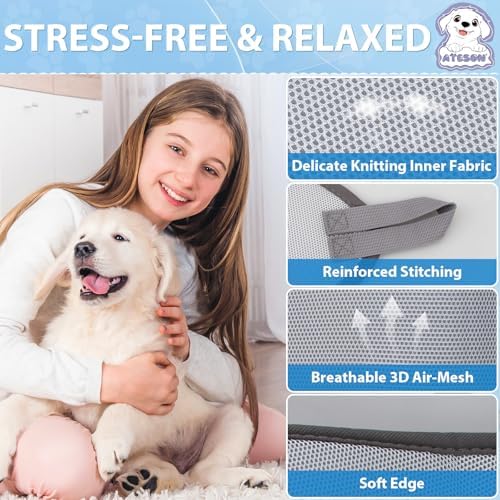 Pet Grooming Hammock Harness for Large Giant Dogs Nail Trimming XXL, Dog Sling for Cutting Nails, Dog Hanging Holder Hanger with Nail Clippers, Nail File, Scissors - Image 2