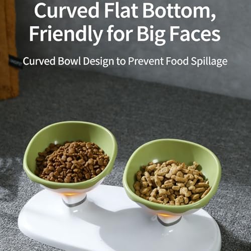 Elevated Cat Bowls, Raised Cat Dishes for Food and Water, Pet Food Bowls - Image 5