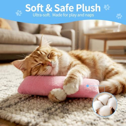 Cat Toys Pillows 3 Pack, Interactive Kicker Toy for Indoor Cat and Kitten - Image 6