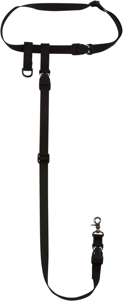The Buddy System Hands Free Dog Leash Bundle - Adjustable Dog Leash for Walking, Running, Training, Exercise - Made in USA