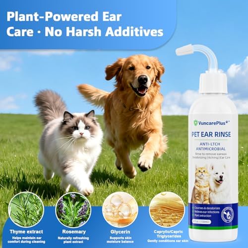 Cat & Dog Ear Cleaner, Soft Nozzle, Wax & Odor, 4 fl oz - Image 2