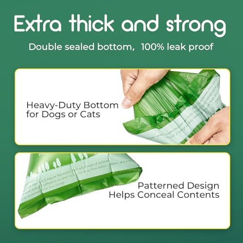 ATIFBOP Biodegradable Dog Poop Bags 360 Count, 24 Rolls Unscented - Image 4