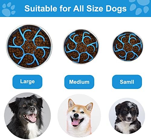 Dog Slow Feeder Bowls Silicone Spiral Pet Food Feeder Insert to Slow Eating - Image 4