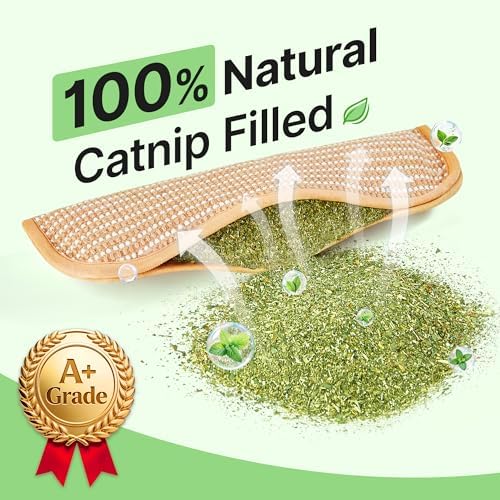 Potaroma Cat Toys Pack of 2 with 6000mg A+ Organic Catnip, Sisal Material - Image 2