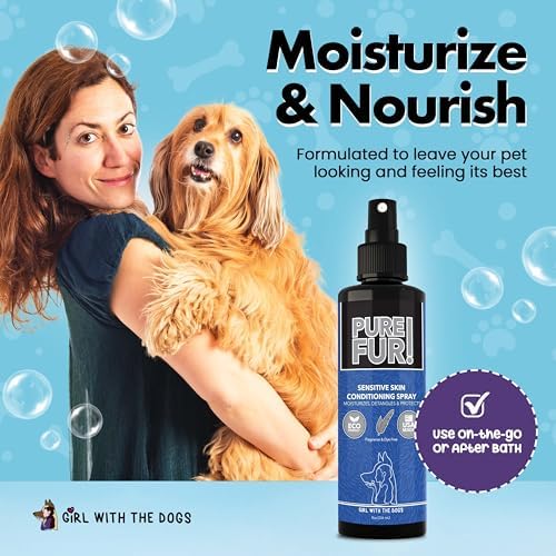 Pure Fur! by Girl With The Dogs Sensitive Skin Pet Conditioning Spray 8Wks+ - Image 4