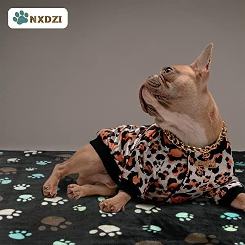 Dog Blankets for Medium Large Dogs, 3 Pack Dog Blanket Washable 41" x 31", Fuzzy Soft Pet Mat Throw Cover for Kennel Crate Bed, Cute Paw Pattern, Cat Blanket, Blankets for Dogs, Pet Blanket - Image 4