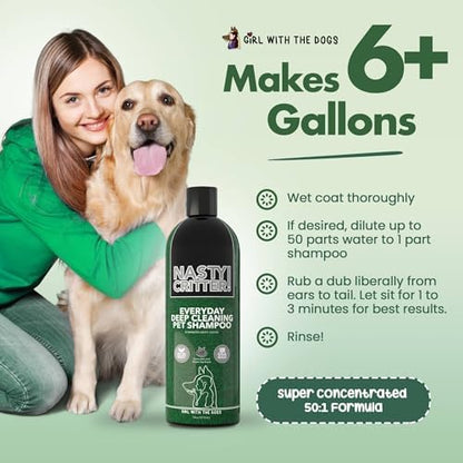 Nasty Critter! by Girl With The Dogs Deep Cleaning Dog & Cat Shampoo, 8Wks+ - Image 6