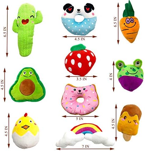 Jalousie 18 Pack Dog Squeaky Toys Cute Stuffed Pet Plush Puppy Chew for Small Medium Pets - Bulk - Image 5