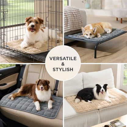 Bedsure ComfyFleece™ Washable Dog Crate Pad,Soft Extra Large Pet Mat,47" - Image 6