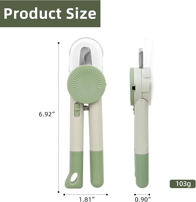 LED Light Pet Nail Clipper, Safe Quick Sensor Trimmer with Bloodline Detection, Sharp Blades for Dogs and Cats