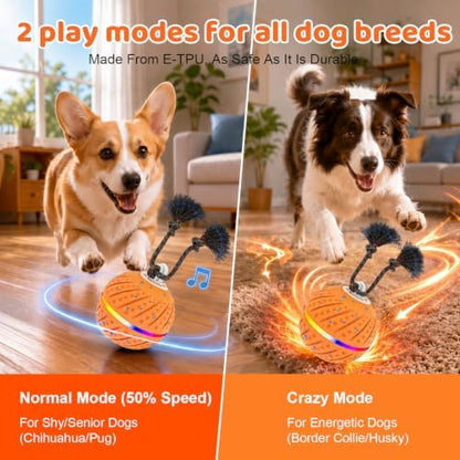 Smart Interactive Dog Toys Ball for Aggressive Chewers Medium Large,E-TPU - Image 6
