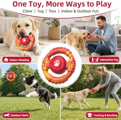 Pamlulu Tough Dog Toys for Aggressive Chewers, Indestructible Dog Toy for Large Dogs, Nylon Chew Toys for Medium Large Breed, Interactive Dog Toys to Keep Them Busy, Dog Birthday - Image 7
