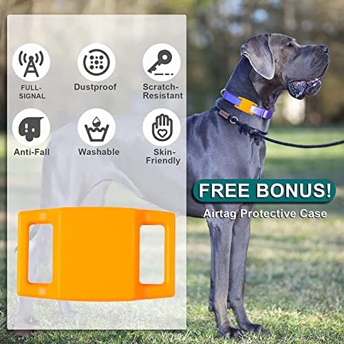 Squeaky Dog Balls, Indestructible Dog Toys for Aggressive Chewers Large/Medium Breed, Natural Rubber Interactive Chew Toys for Teeth Clean, Relieves Anxiety (Orange) - Image 5