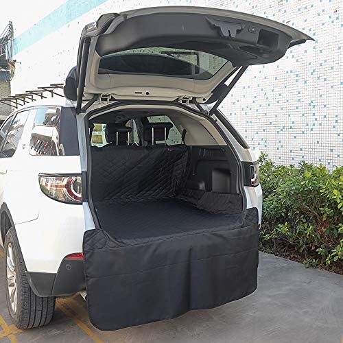 J&C Trunk Dog Cover Car Trunk Cover Heavy Duty Dog Trunk Cover Pet Cargo Liner SUV Trunk Cover for Dogs Waterproof Pet Cargo Liner for SUV Dog Trunk Cover for SUV Dog Car Seat Cover for Back Seat