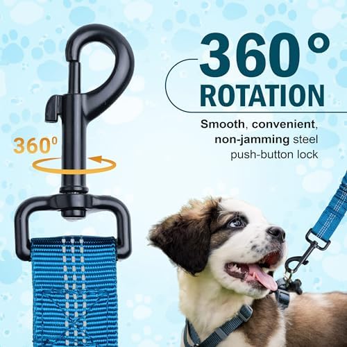 Hands Free Dog Leash with Waist Belt and Bungee for Walking - Image 4