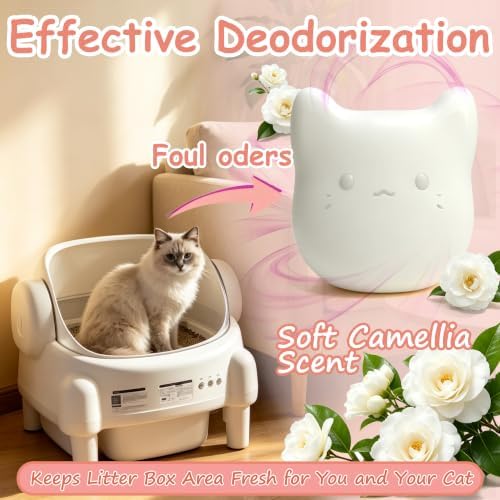 NewKe Camellia Flower Odor Deodorizer for Cumrige Self Cleaning Litter Box - Image 2
