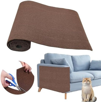SREBAY Cat Scratch Couch Furniture Protector, Self-Adhesive Scratch Pad by SREBAY