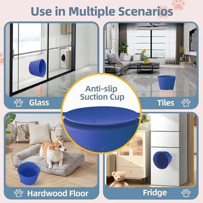 Dog Lick Bowl, Non-Slip Freeze Slow Feeder Small Medium, 1.6 Cup - Image 5