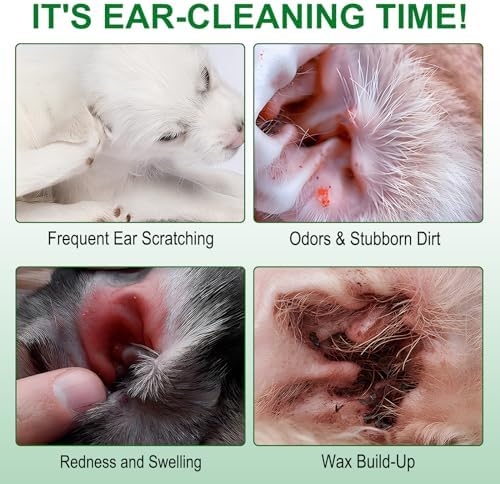 Pet Ear Cleaner Wipes 50Pcs - Cleaning, Soothing, and Deodorizing Itchy Ears, Dog Ear Wipes & Cat Ear Wipes, Pet Ear Relief Solution - Image 5
