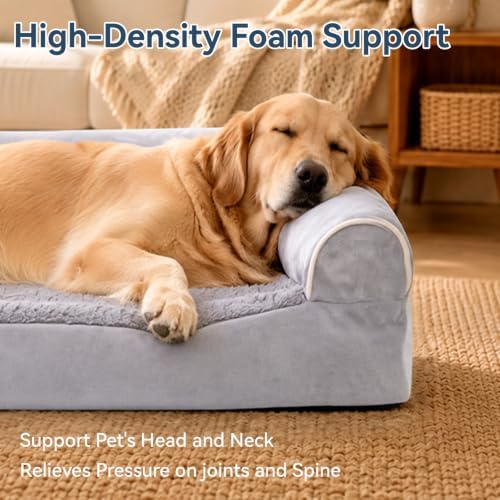WESTERN HOME Orthopedic Dog Beds Large Sized Dog Washable Dog Couch, 36in - Image 3