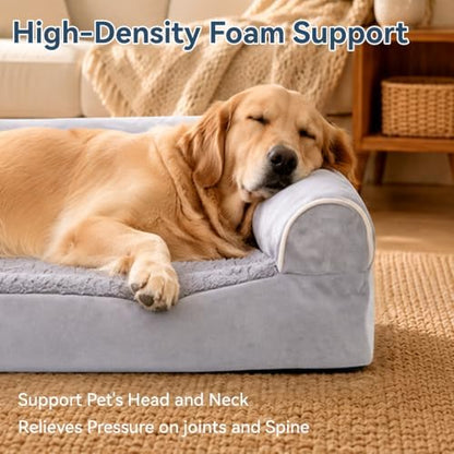 WESTERN HOME Orthopedic XL Dog Bed Extra Large Washable Dog Couch, 42in - Image 2