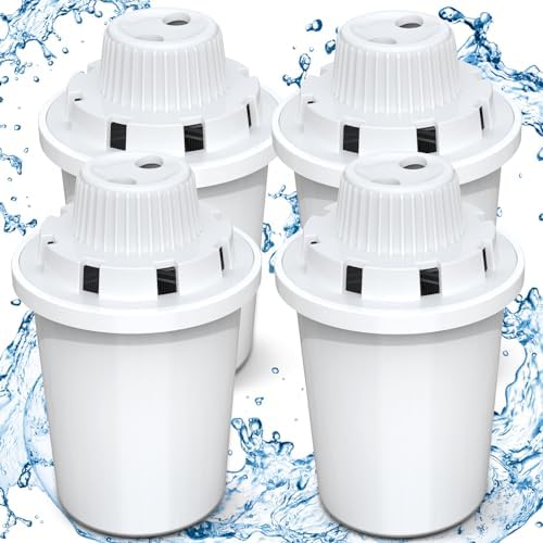 Water Fountain Replacement Filters, 4 Pack for D2223/2322/2340/2341 by PETDOTT