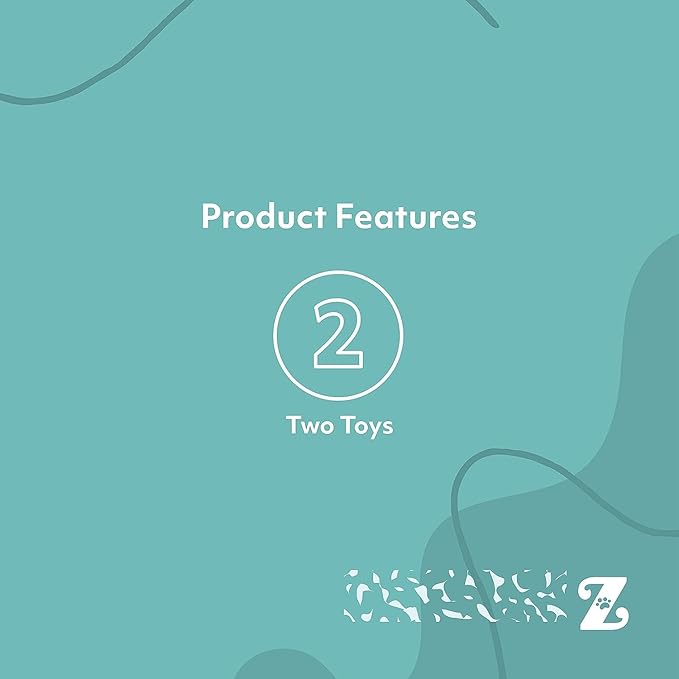 ZippyPaws Squeakie Pad - No Stuffing Dog Toy to Keep Them Busy, for Small & Medium Dogs, Squeaky Pet Toy for Boredom, Unstuffed Chew Toy, Soft Plush Puppy Products, Ladybug & Panda - 6.5"