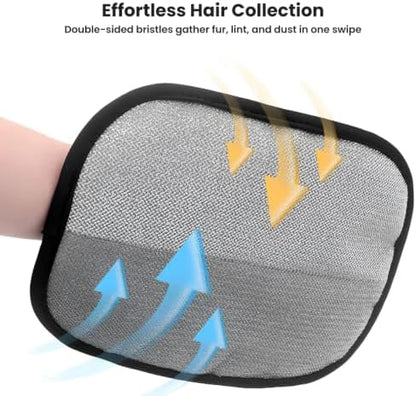 Pet Hair Remover Glove for Dogs & Cats – Upgraded 5-Finger Deshedding & Grooming Glove, Reusable Electrostatic Fur Remover for Furniture, Couch, Carpet & Car Seats - Image 7