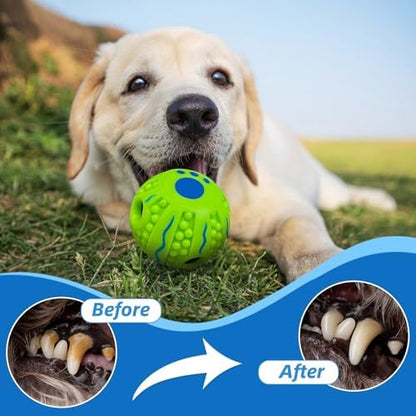 Spiky Interactive Dog Toys Ball, Wave, L, 3.94 in (10 cm) - Image 6