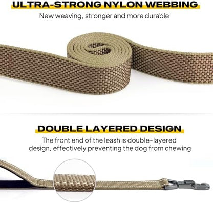 Fida 10 FT Heavy Duty Dog Leash, Dual Padded Handles for Medium Large Dogs - Image 5