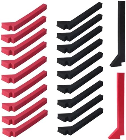 20 Packs Foam Seals, Compatible with Els Pet Litter Box, Red & Black by Unknown