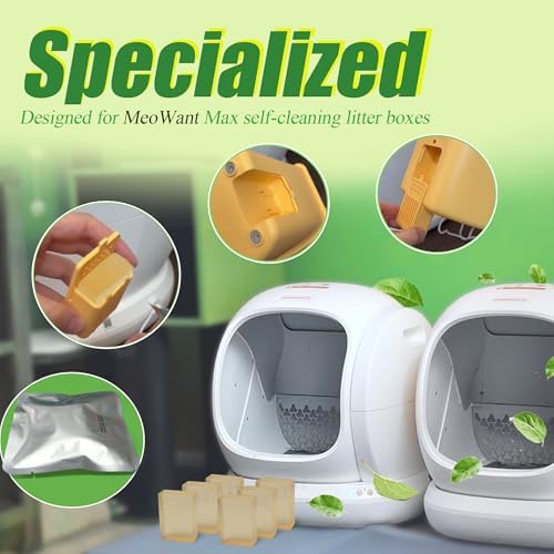 PurifyLogix 6PCS Odor Remover for MeoWant Self-Cleaning Cat Litter Box - Image 2