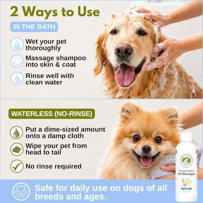 Organic Cat and Dog Shampoo for Sensitive Skin and Coat Support, 8 Oz - Image 5