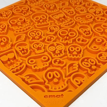 SodaPup Zombie eMat – Durable Lick Mat Feeder Made in USA from Non-Toxic, Pet-Safe, Food Safe Rubber for Mental Stimulation, Avoiding Overfeeding, Fresh Breath, Digestive Health, Calming, & More - Image 2