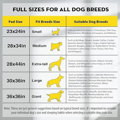 CROCI Charcoal Pee Pads for Dogs Odor Control Leak Proof XXL 30x36in 40Ct - Image 6