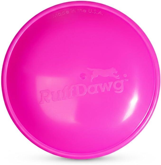 Ruff Dawg K9 FlyerJR – Durable, Flexible Flying Disc Dog Toy for Fetch – Safe for Teeth & Gums – High-Visibility Neon Colors – Ideal for Outdoor Play & Exercise